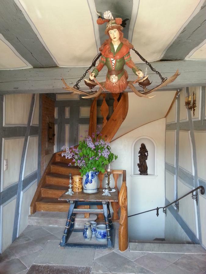 Bed and Breakfast Roter Loewe Heiligkreuzsteinach Exterior foto